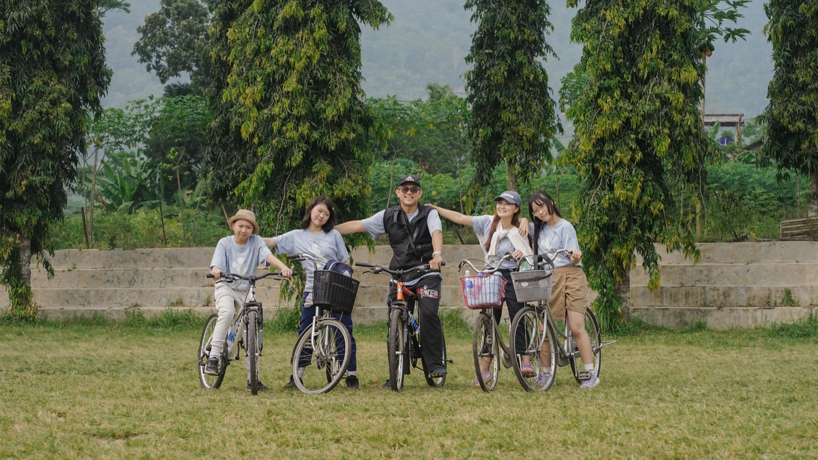 Peserta gowes Borobudur