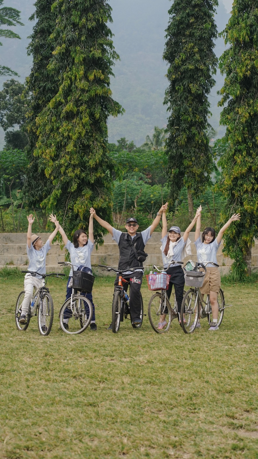 Suasana gowes Bukit Rhema